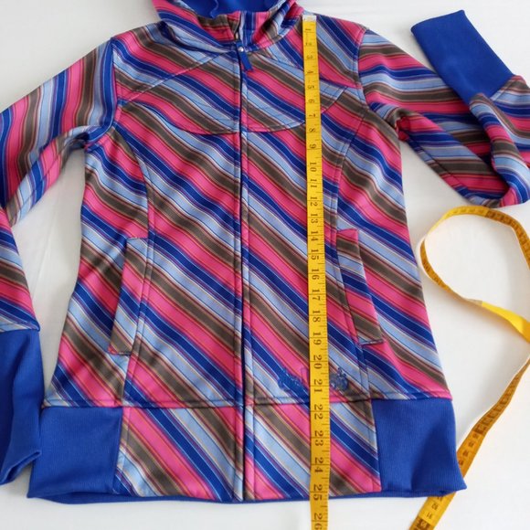 Burton Cool Flavors Dryride full zip Jacket Cosmic Tie Stripe Jacket - Picture 6 of 9